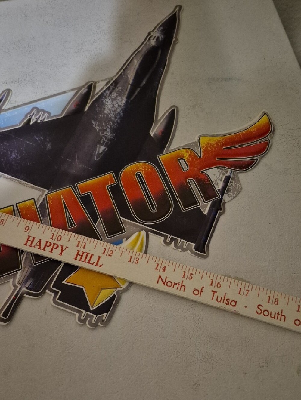 Open Road Brands Vintage Aviation Metal Signs - Yellow, Red, Black, Blue 4 signs - Picture 8 of 9